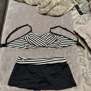 Swim Suit, Size Small Bottom Top 36D